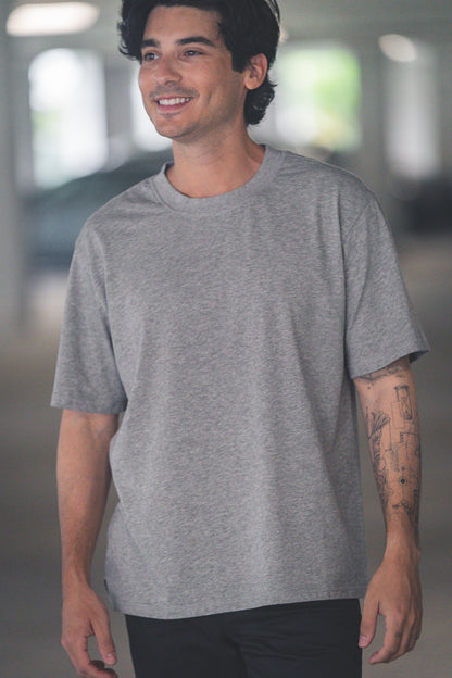Core T-Shirt Loose Fit Heather Gray