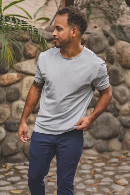 Running T-Shirt Light Gray